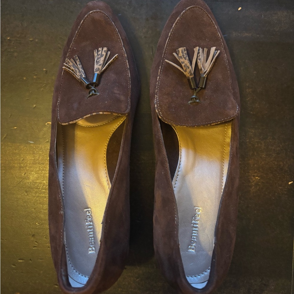 BeautiFeel Brown Loafers with Tassel Detail